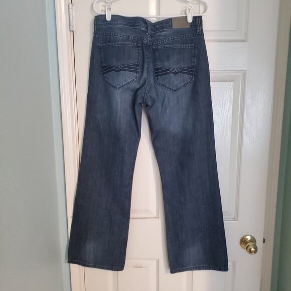 Urban Pipeline Relaxed Bootcut Jeans 32 x 32 dark blue black wash - Picture 4 of 4